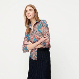 J.Crew Slim perfect shirt in Ratti Paisley Print